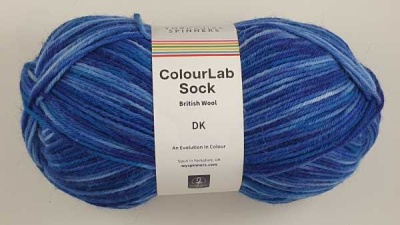 WYS - Colourlab Sock DK - 1200 Blues